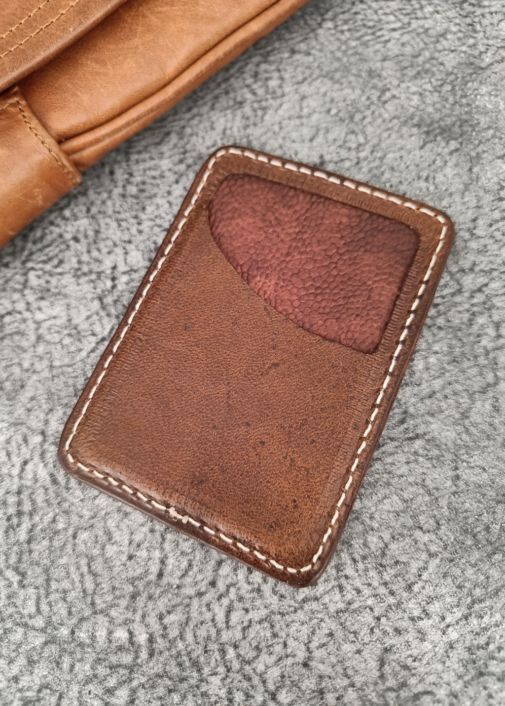 Tarjetero piel
